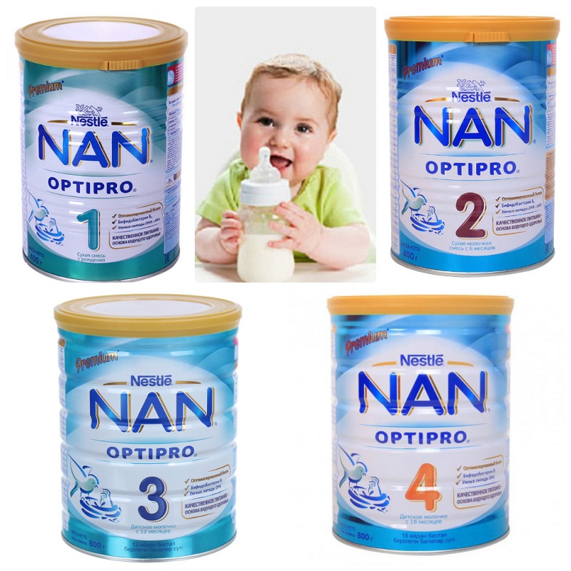 Các loại sữa Nan