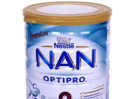Cách pha sữa Nan 2