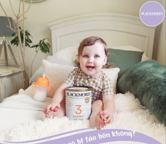 Tìm hiểu bé uống sữa Blackmore có bị táo bón không?